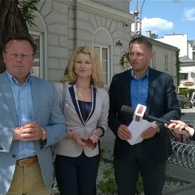 Konferencja prasowa SLD, Kielce, 08.06.2016